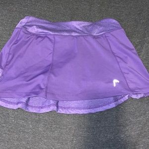 Purple Head Tennis Skirt